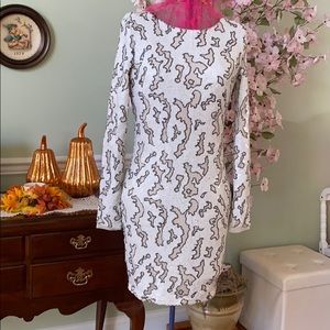 NWT Zara Basic Collections White Sequin Dress